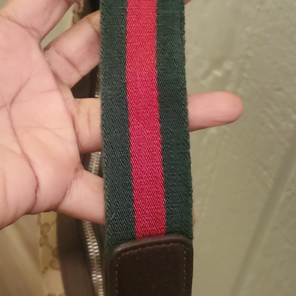 Authentic Gucci  Monogram Brown Shoulder Bag - Picture 13 of 16